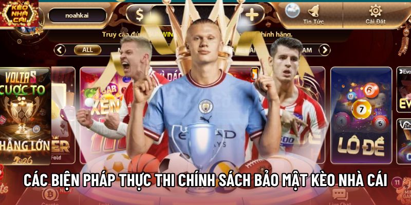Các biện pháp thực thi chính sách bảo mật Kèo Nhà Cái Các biện pháp thực thi chính sách bảo mật Kèo Nhà Cái