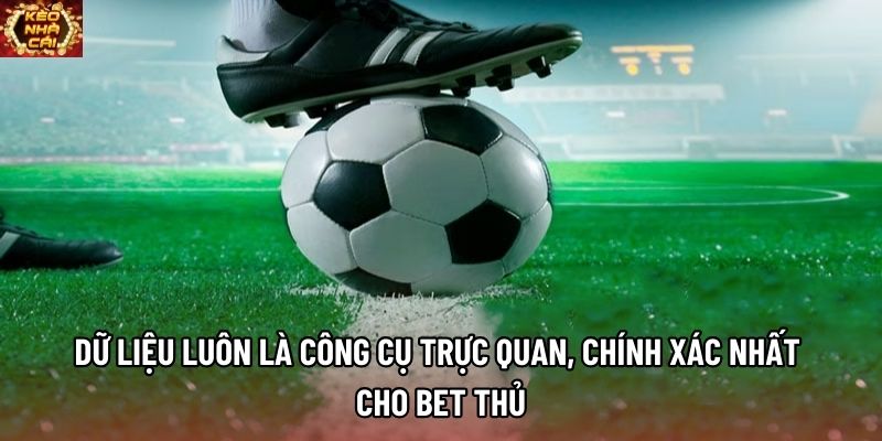 Dữ liệu luôn là công cụ trực quan, chính xác nhất cho bet thủ Dữ liệu luôn là công cụ trực quan, chính xác nhất cho bet thủ